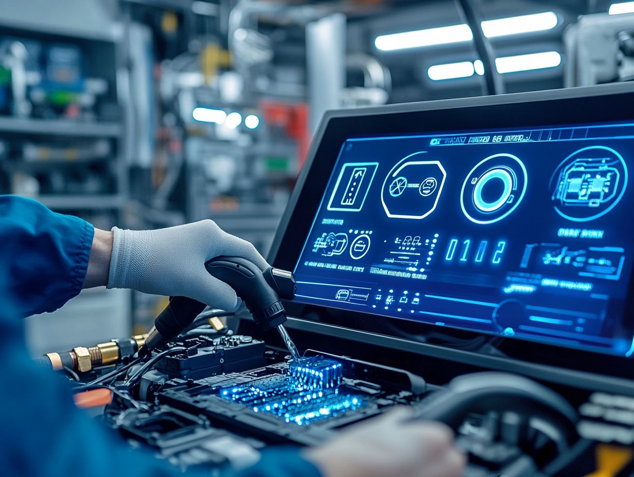 Illustration of common EV maintenance mistakes