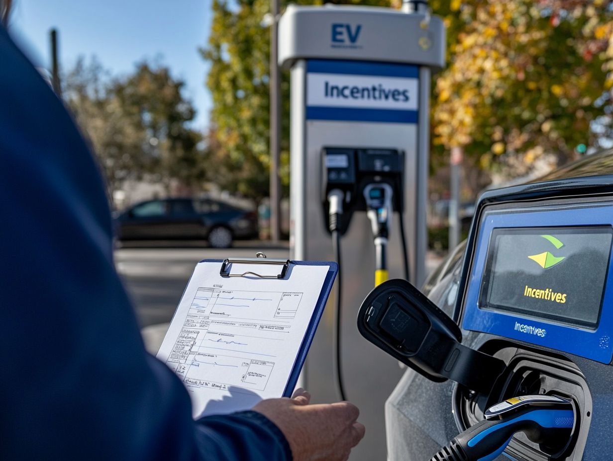 Image depicting frequently asked questions about electric vehicle incentives