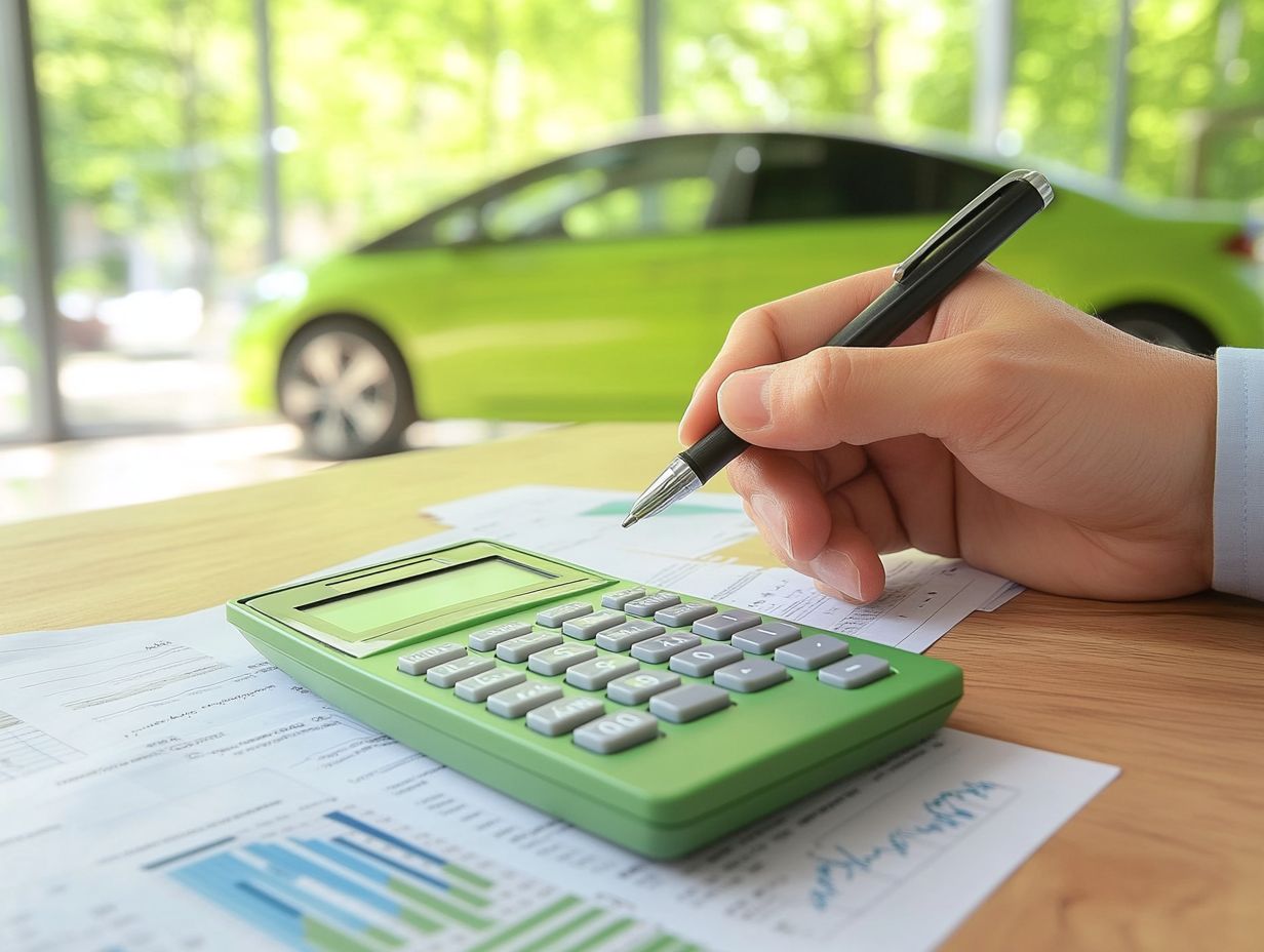 Different financing options for purchasing an electric vehicle