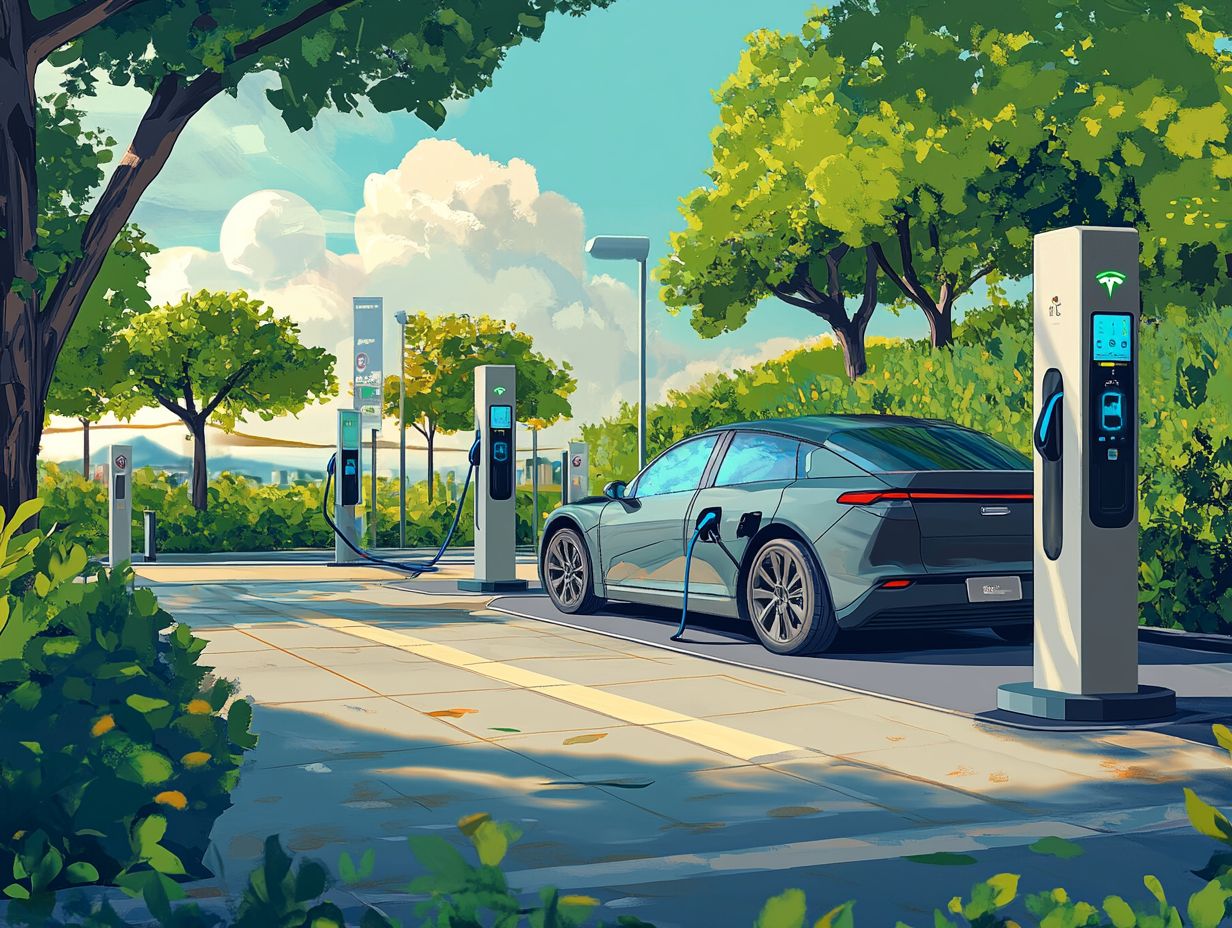 What types of charging options are available for electric vehicles?