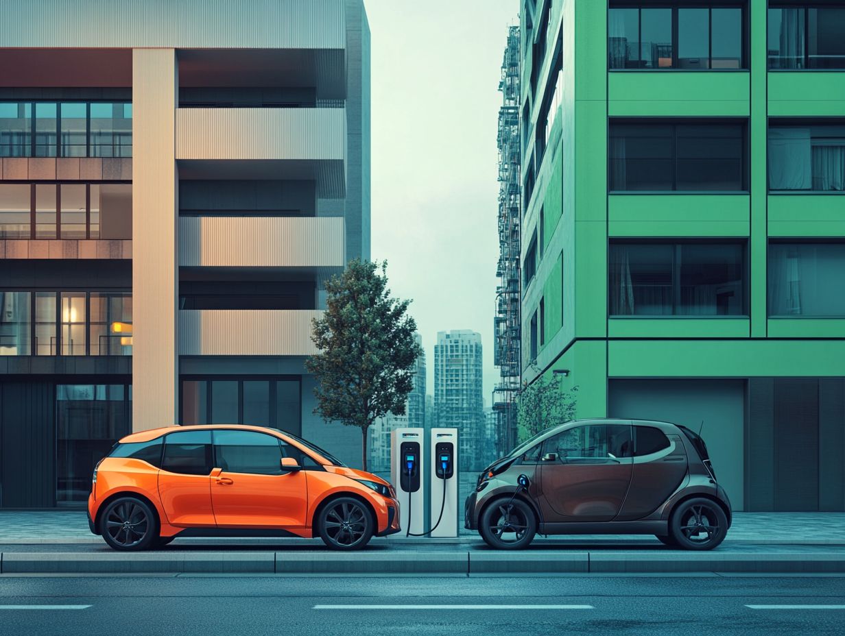 A comparison of the cost of ownership between electric vehicles and traditional gas cars