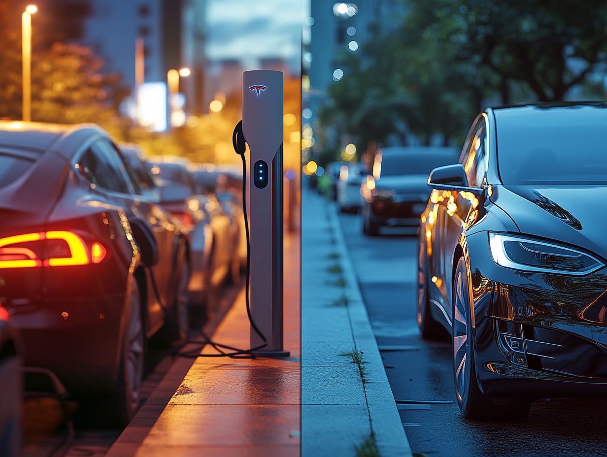 Illustration showing the benefits of smart charging for electric vehicles