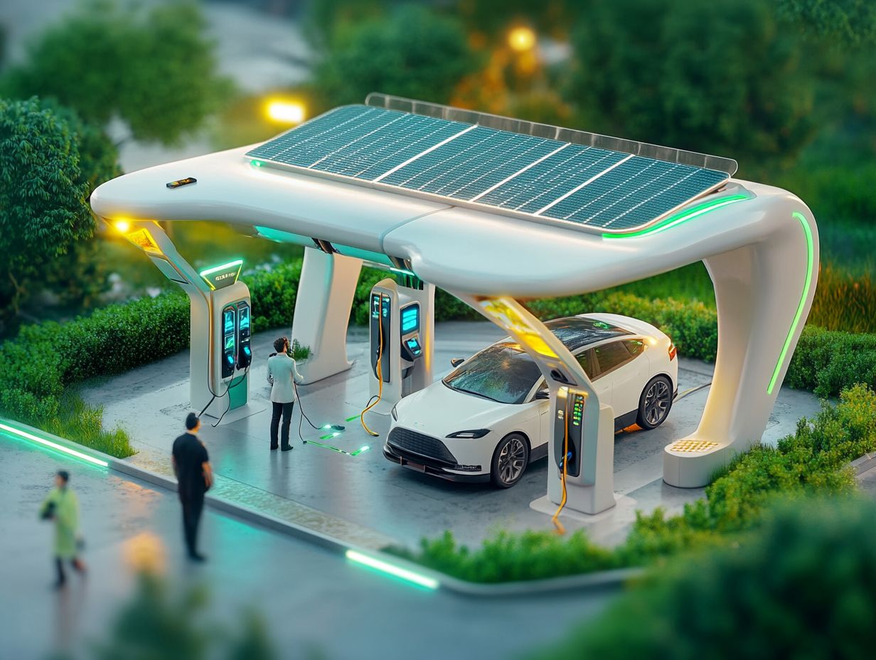 Illustration of cost and time constraints in EV charging