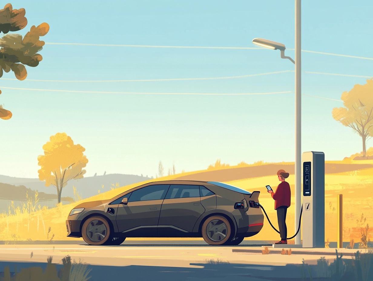 An infographic illustrating driving habits that can improve EV battery life