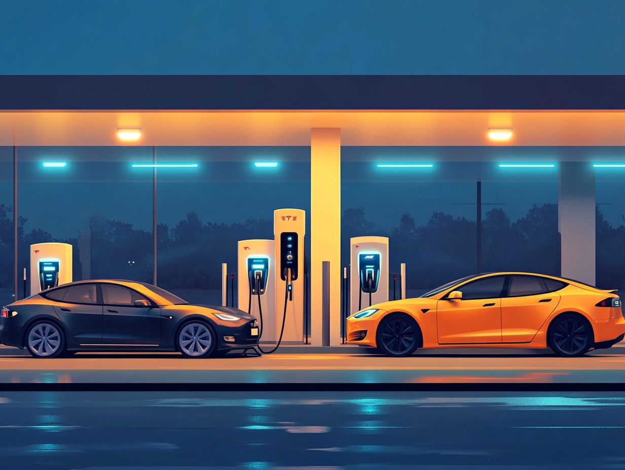 Visual representation of key takeaways for electric vehicle costs.