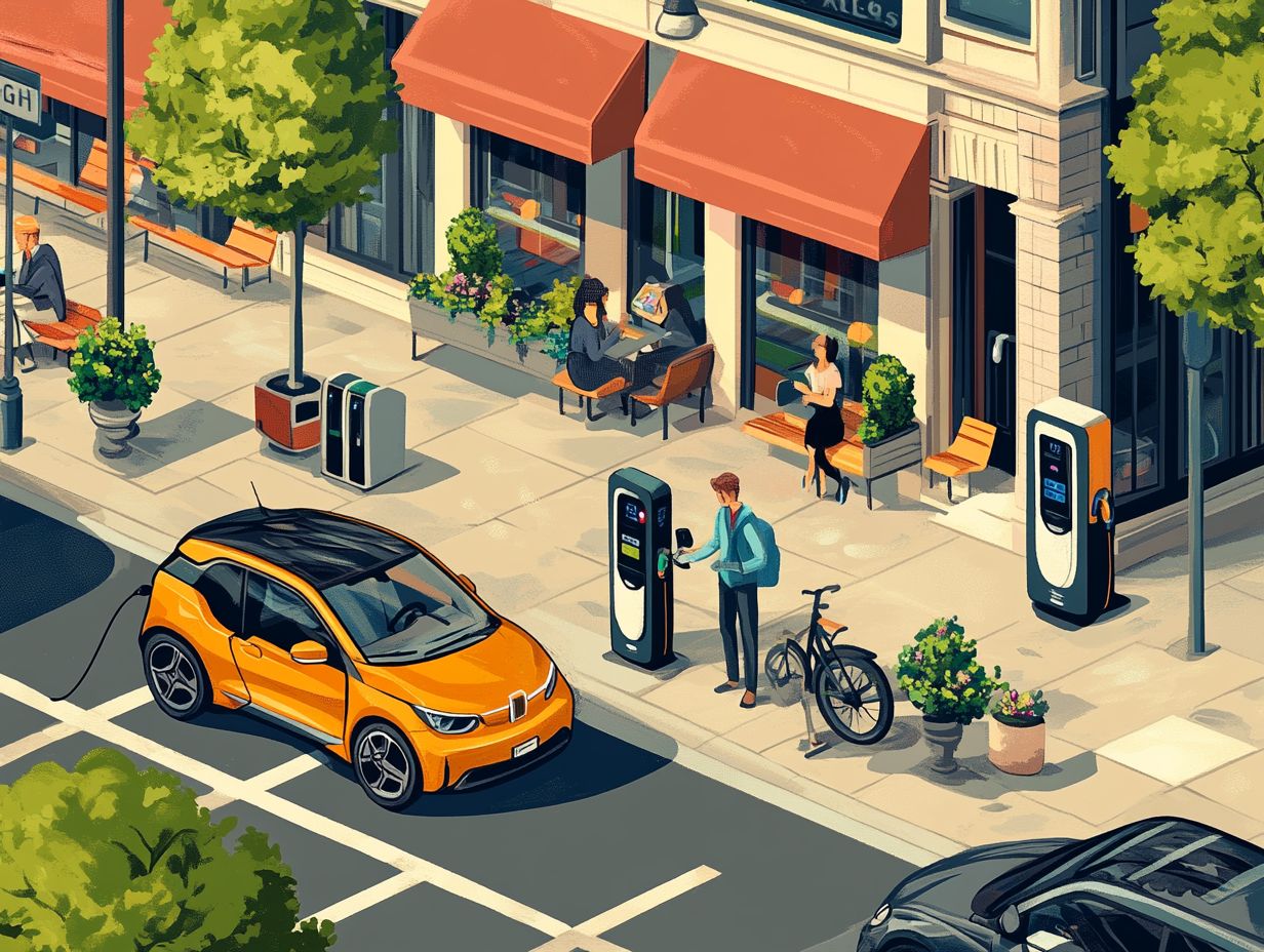 What type of businesses are investing in EV charging stations?