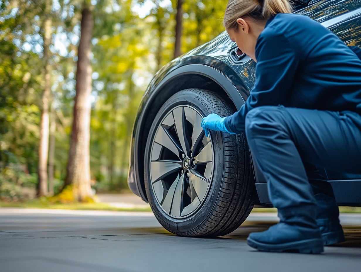 Image showing proper tire care for electric vehicles