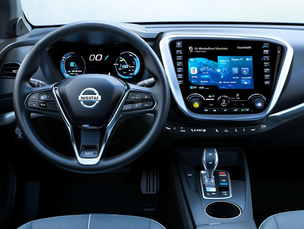 2024 Nissan Leaf showcasing its modern interior and aerodynamic exterior design