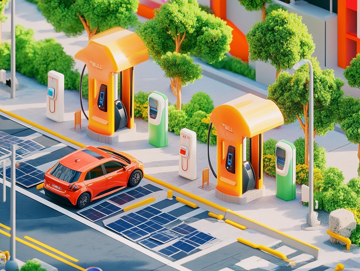 An illustration of government and private sector collaboration in EV charging infrastructure