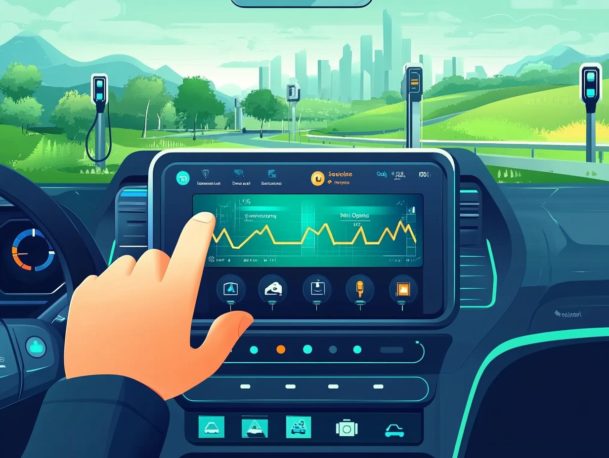 Illustration showcasing the importance of regular EV software updates.