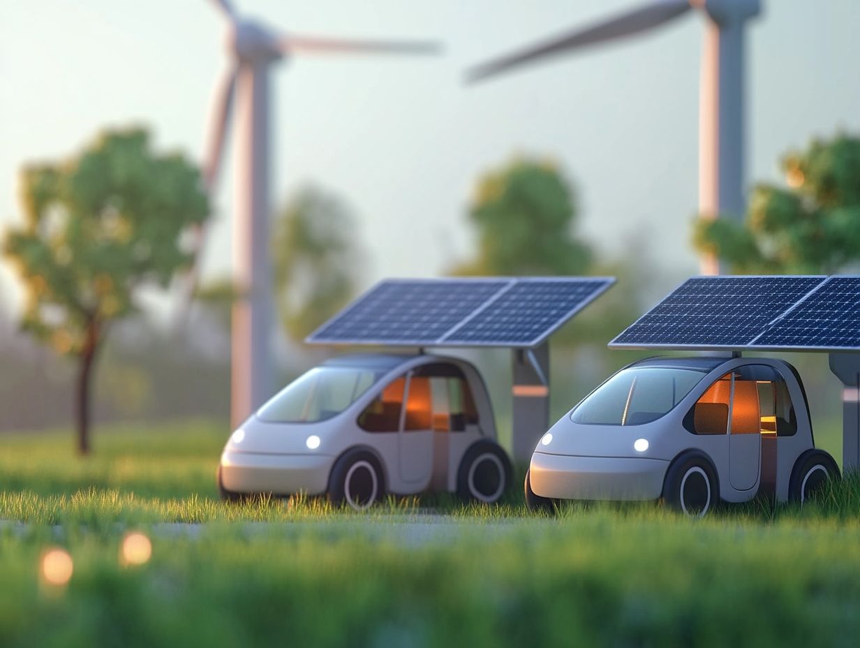 How do EVs and renewable energy work together?