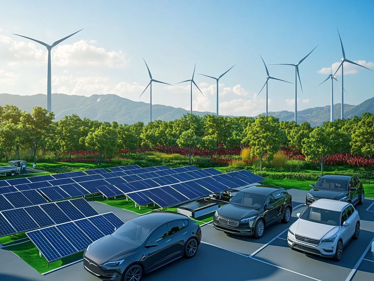 How do EVs contribute to renewable energy?