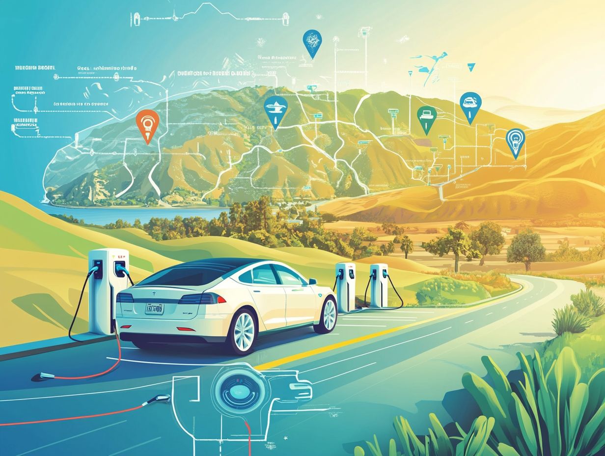 Image depicting common misconceptions about charging stations in California.