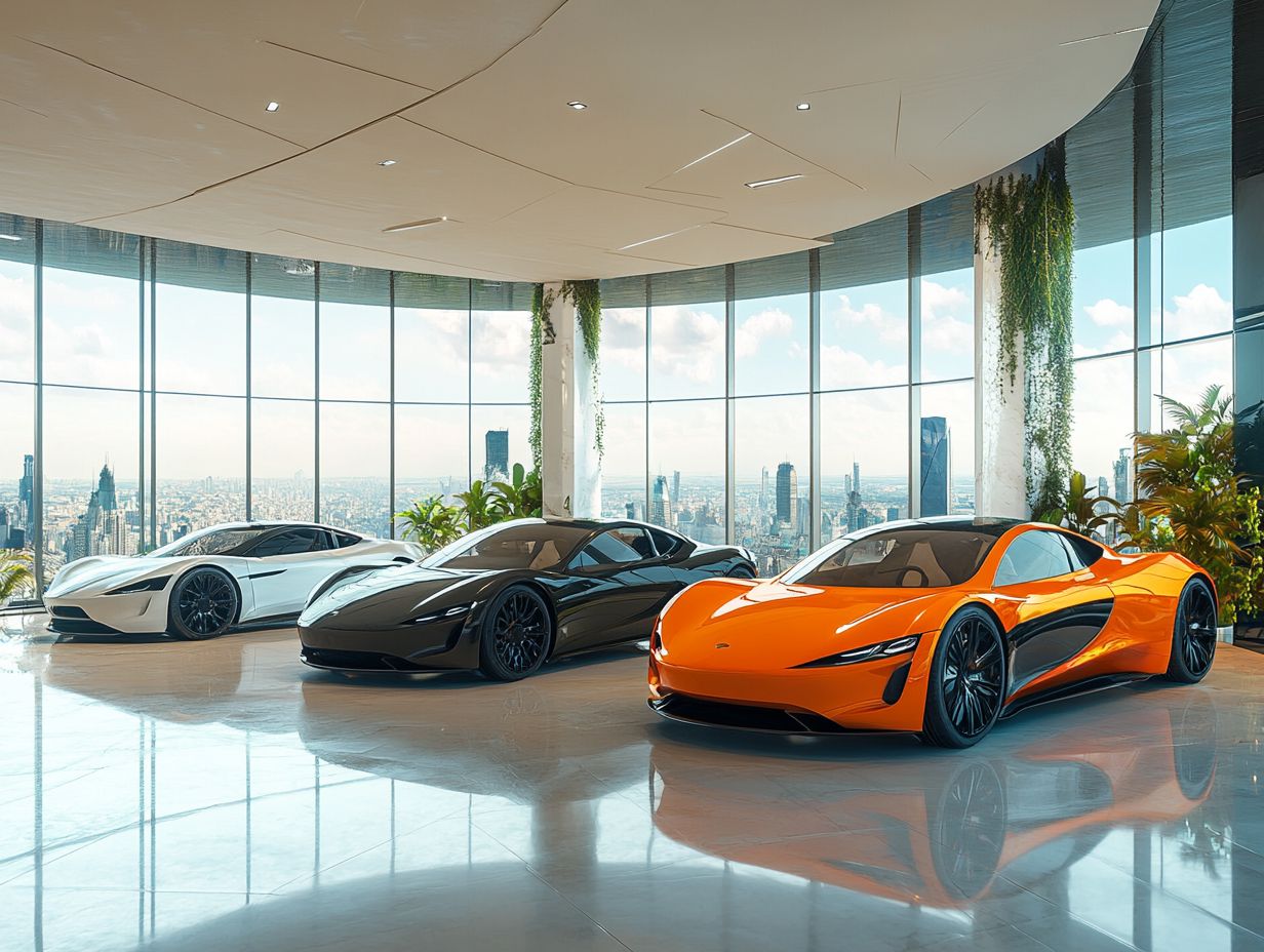 Image showing key takeaways about the top luxury electric cars of 2024.