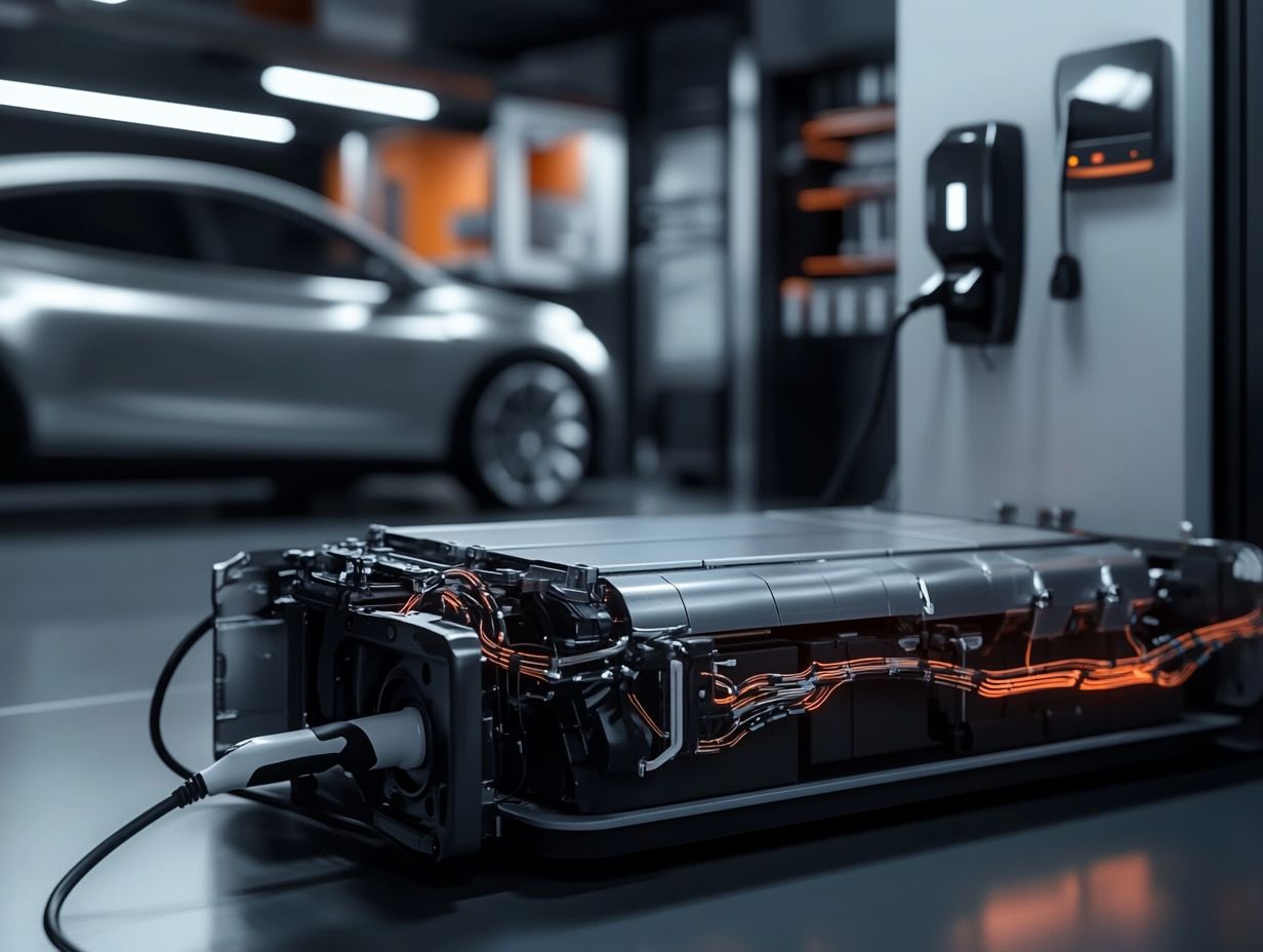 Illustration showing key takeaways for EV battery care.