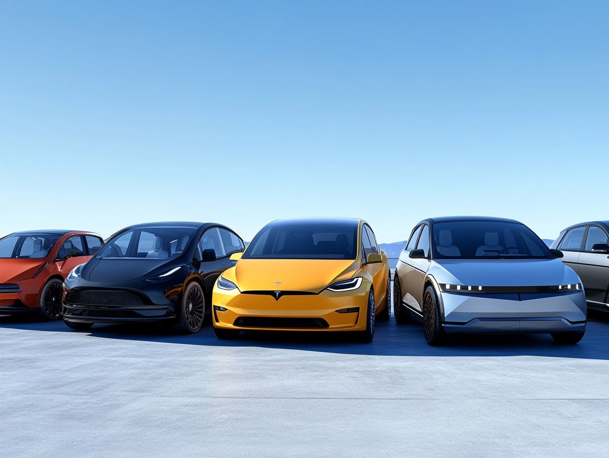 What are the different types of EVs available?