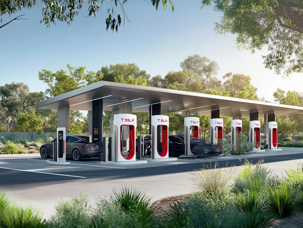 Overview of the Tesla Supercharger Network