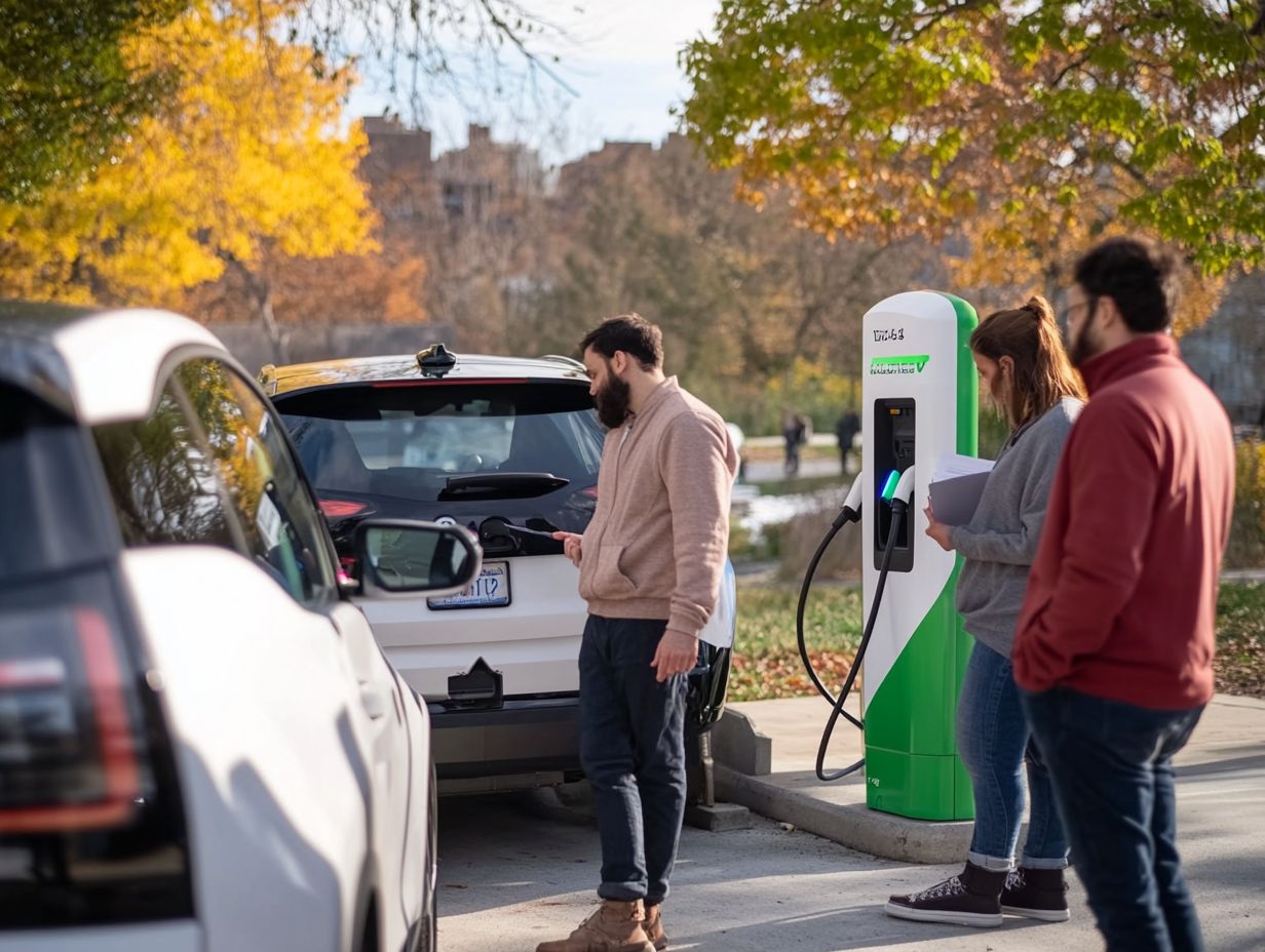 Local EV Associations event promoting sustainable transportation